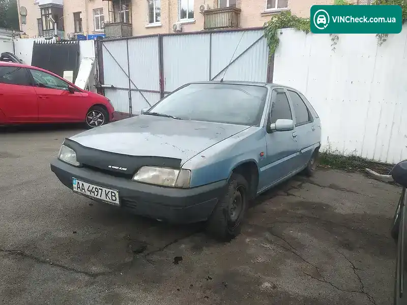 Citroen Zx 1992, фото з оголошення 1 з 4, VIN VF7N2B40001B46022