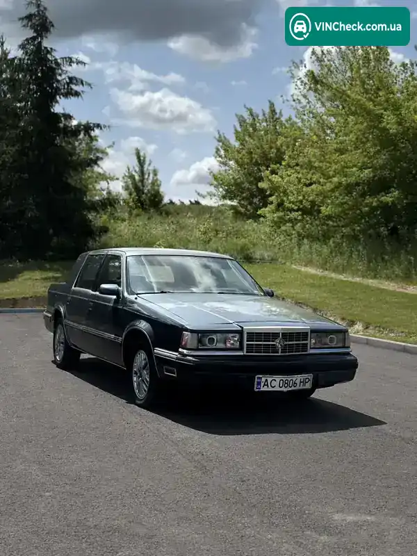 Chrysler Dynasty 1988, фото з оголошення 2 з 21, VIN 1C3BN563XJD141780