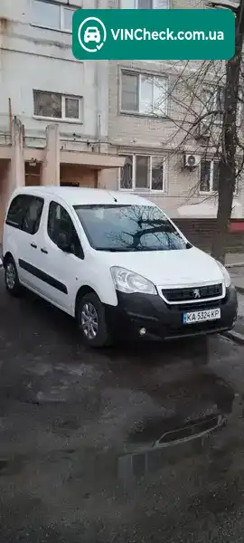 Peugeot Partner 2017, фото з оголошення 1 з 11, VIN VF37J9HN0HJ625374