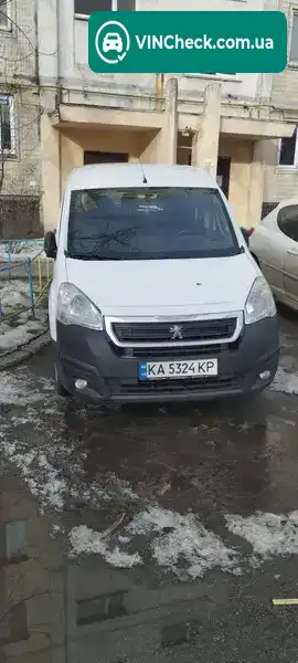 Peugeot Partner 2017, фото з оголошення 2 з 11, VIN VF37J9HN0HJ625374