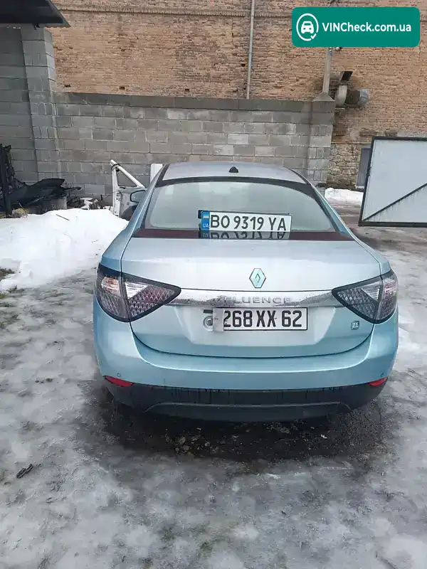 Renault Fluence 2011, фото з оголошення 2 з 12, VIN VF1LZBZ0L46145600