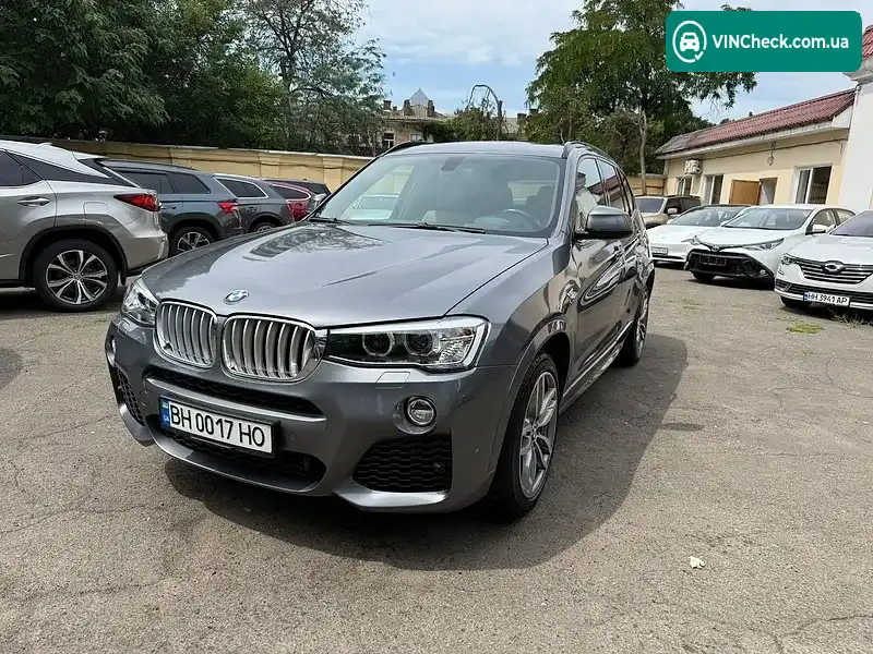 BMW X3 2017, фото з оголошення 1 з 20, VIN 5UXWX7C30H0U43554