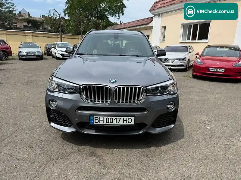 BMW X3 2017, фото з оголошення 2 з 20, VIN 5UXWX7C30H0U43554