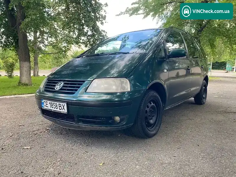 Volkswagen Sharan 2000, фото з оголошення 1 з 9, VIN WVWZZZ7MZ1V007136