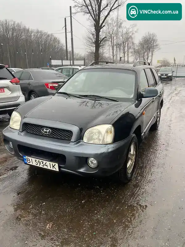 Hyundai Santa FE 2004, фото з оголошення 1 з 13, VIN KMHSC81VP4U820989