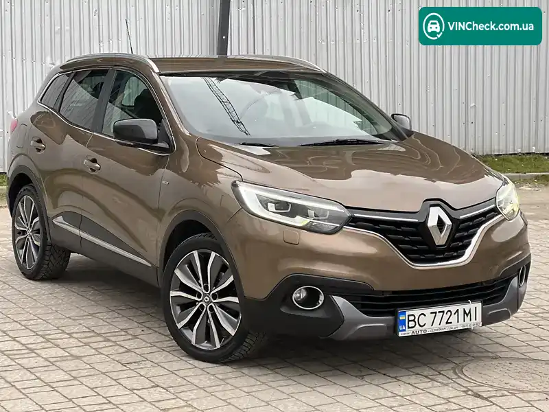Renault Kadjar 2016, фото з оголошення 2 з 20, VIN VF1RFE00754983647
