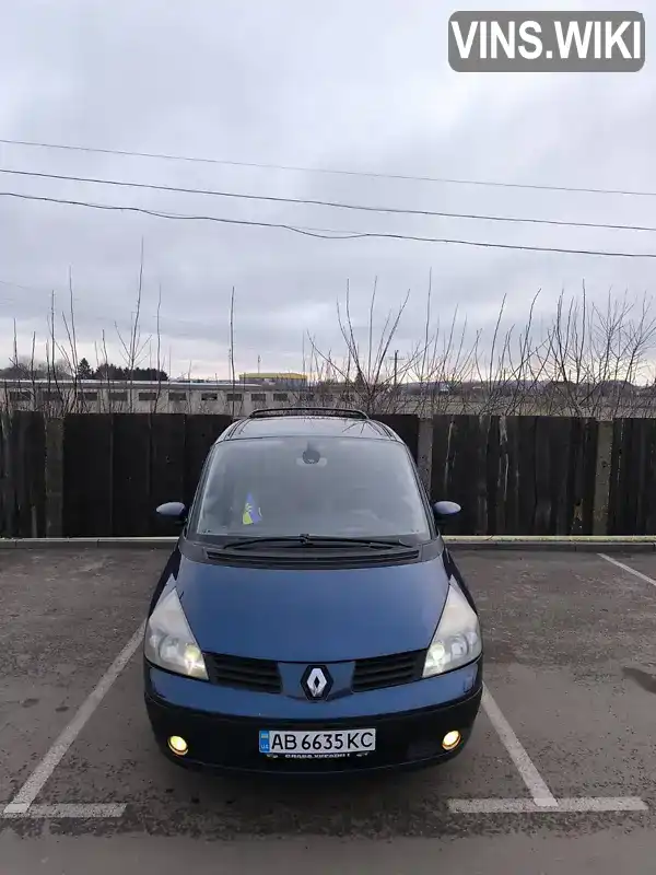 Renault Espace 2005, фото з оголошення 1 з 12, VIN VF1JK0HB634684517