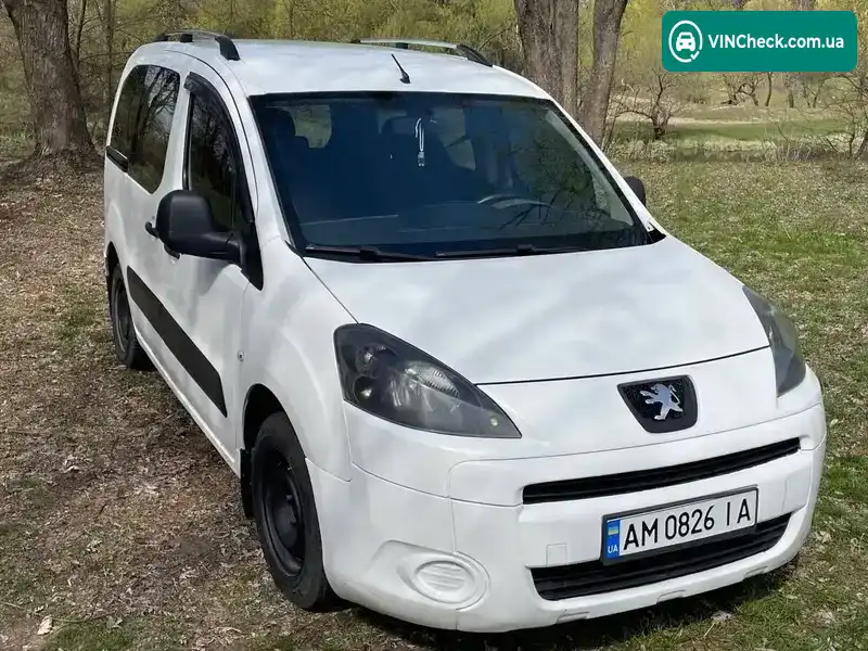Peugeot Partner 2010, фото з оголошення 2 з 8, VIN VF37B9HXCAJ580502