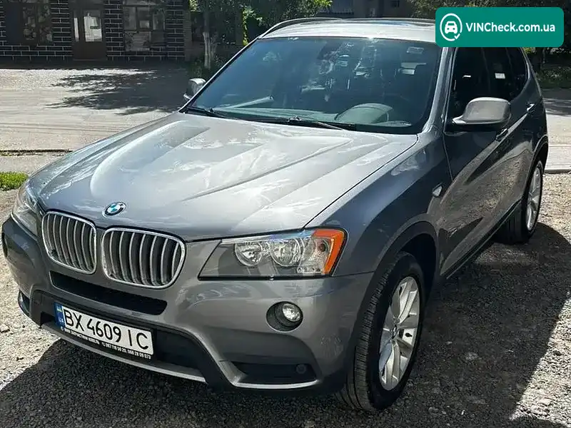 BMW X3 2012, фото з оголошення 1 з 14, VIN 5UXWX9C51D0D02227