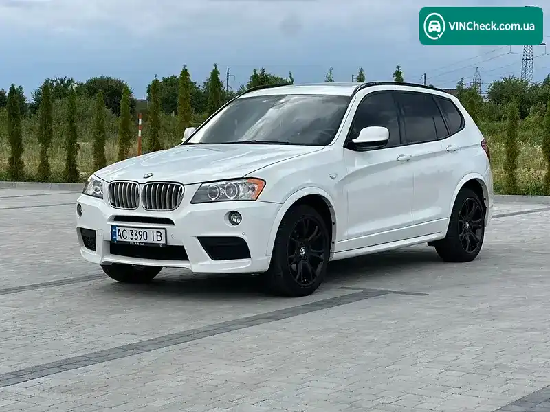 BMW X3 2013, фото з оголошення 2 з 20, VIN 5UXWX9C5XE0D18492