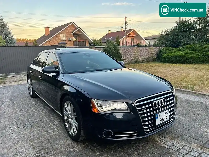 Audi A8 2013, фото з оголошення 2 з 20, VIN WAURGAFD3EN009379