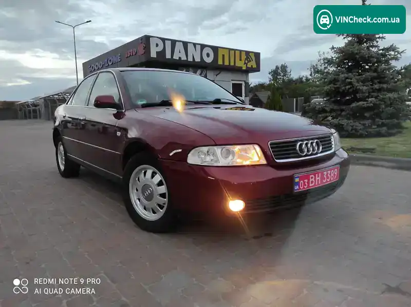 Audi A4 1999, фото з оголошення 1 з 20, VIN WAUZZZ8DZYA079801