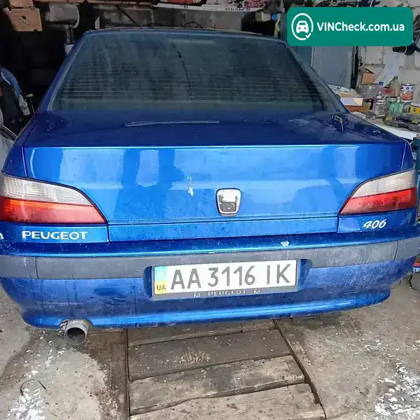Peugeot 406 1998, фото з оголошення 2 з 8, VIN VF38BLFYE80397192