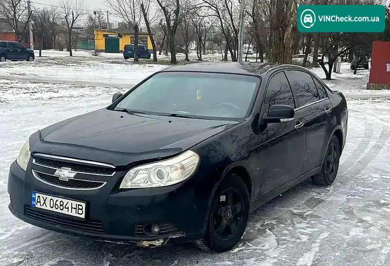 Chevrolet Epica 2007, фото з оголошення 1 з 10, VIN Y6DLF69KE7B088859