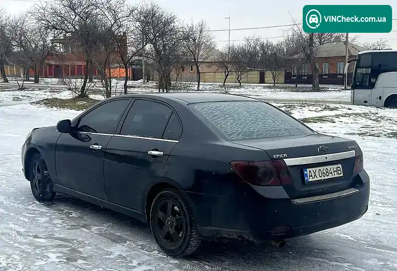 Chevrolet Epica 2007, фото з оголошення 2 з 10, VIN Y6DLF69KE7B088859
