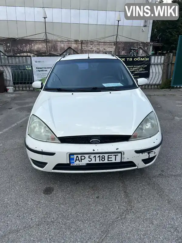 Ford Focus 2003, фото з оголошення 1 з 15, VIN WF0NXXWPDN3U74805