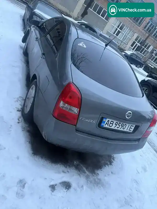 Nissan Primera 2006, фото з оголошення 2 з 8, VIN SJNBBAP12U2263045