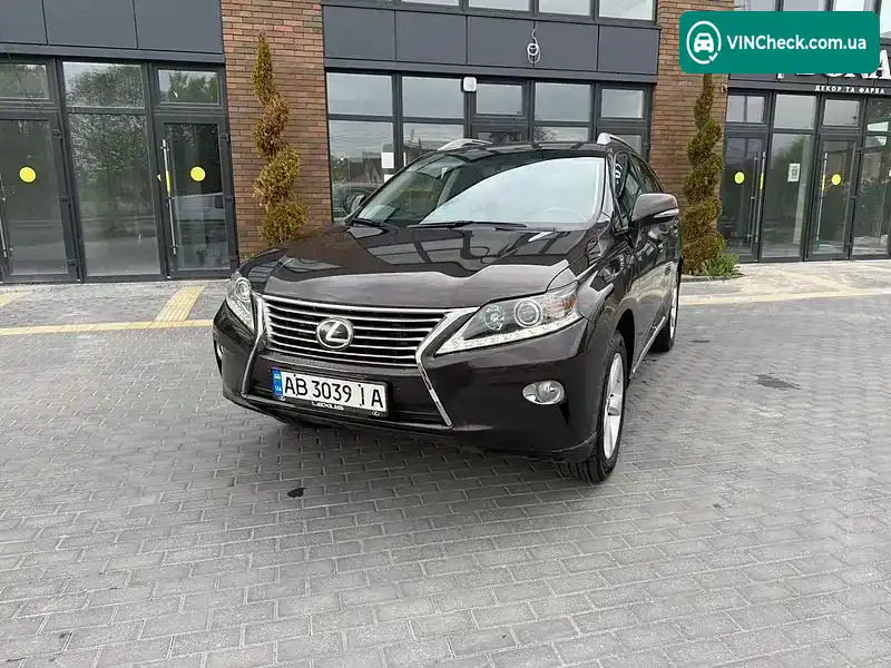 Lexus RX 2012, фото з оголошення 1 з 20, VIN 2T2BK1BA7DC159426