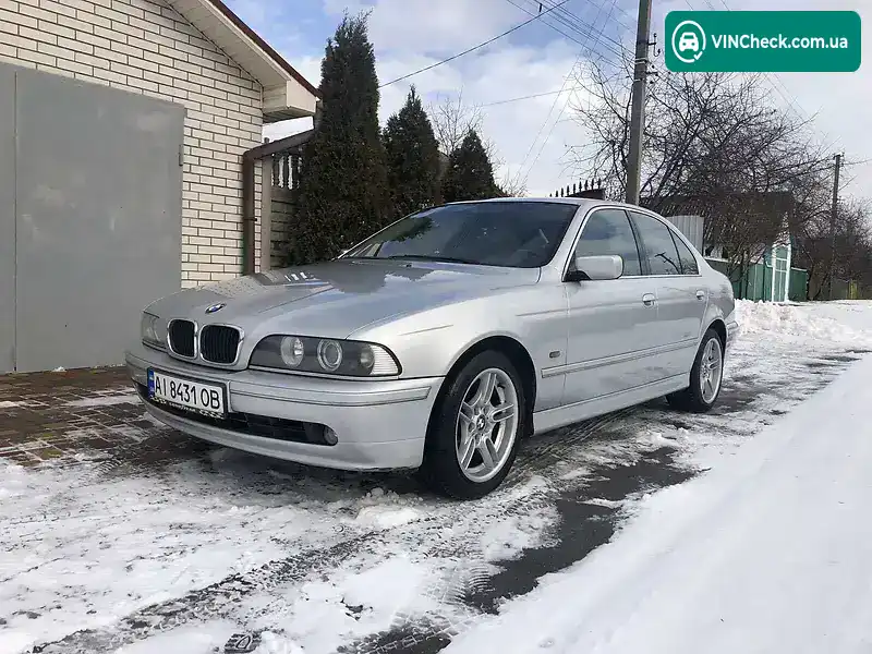 BMW 5 Series 2002, фото з оголошення 1 з 11, VIN WBADT21030GZ11723
