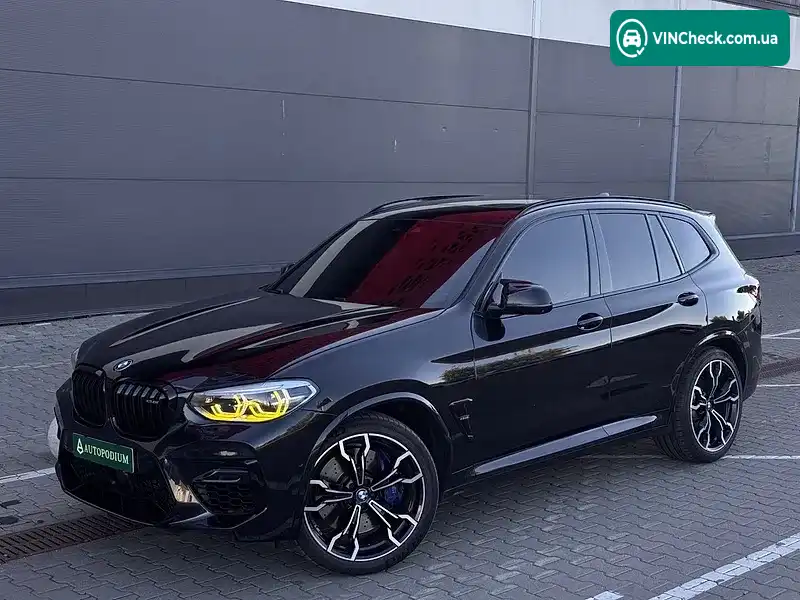 BMW X3 M 2020, фото з оголошення 2 з 20, VIN 5YMTS0C03M9F07313