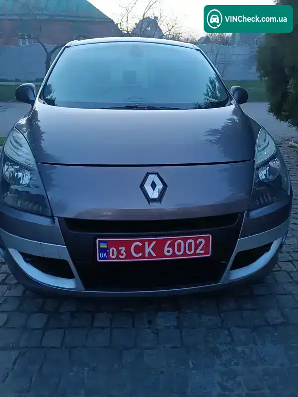 Renault Scenic 2009, фото з оголошення 1 з 20, VIN WF1JZ0V0642412096