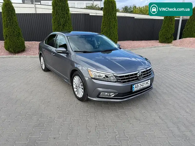 Volkswagen Passat 2016, фото з оголошення 2 з 20, VIN 1VWBT7A39HC034835