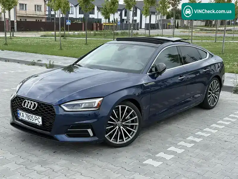 Audi A5 Sportback 2018, фото з оголошення 1 з 21, VIN WAUBNCF54JA100500