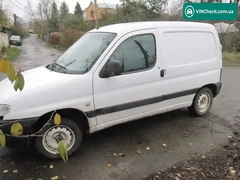 Peugeot Partner 2000, фото з оголошення 1 з 9, VIN VF35BWJZE60245535