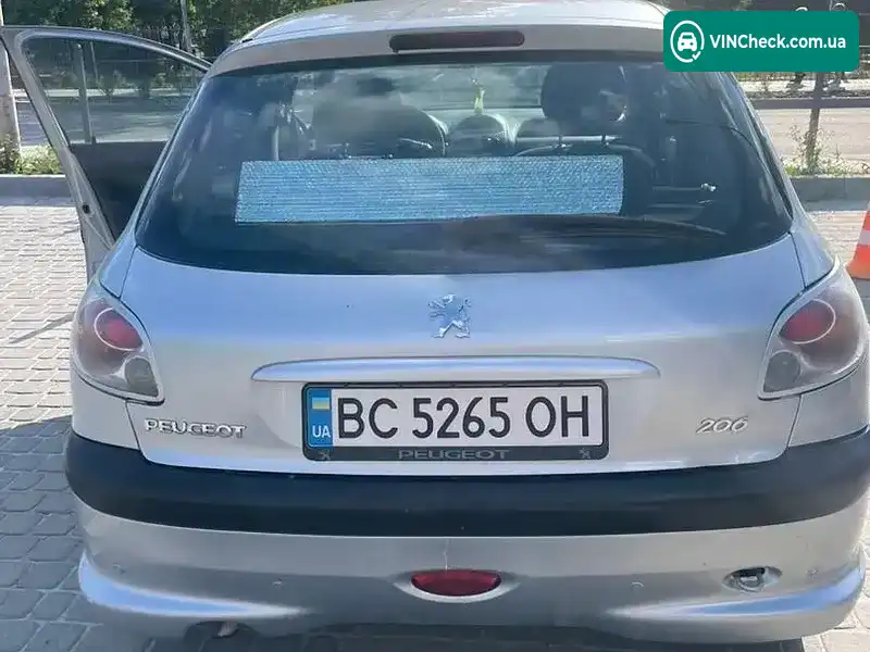 Peugeot 206 2005, фото з оголошення 2 з 12, VIN VF32AKFWR44763230