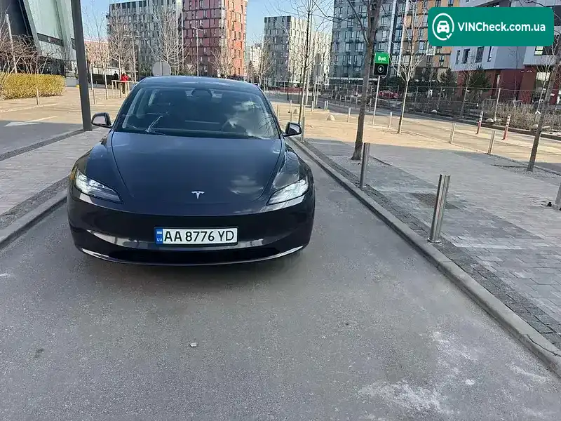 Tesla Model 3 2025, фото з оголошення 1 з 14, VIN 5YJ3E1EA4SF935533