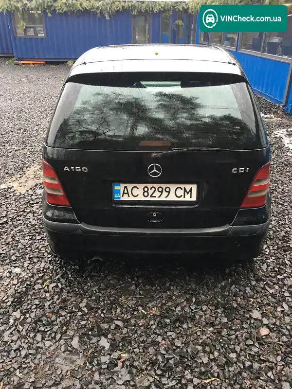 Mercedes-Benz A-Class 2002, фото з оголошення 2 з 12, VIN WDB1680061J795290