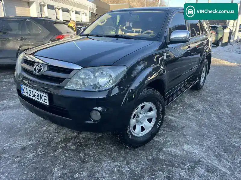 Toyota Fortuner 2006, фото з оголошення 1 з 21, VIN MR1YX59G063003433