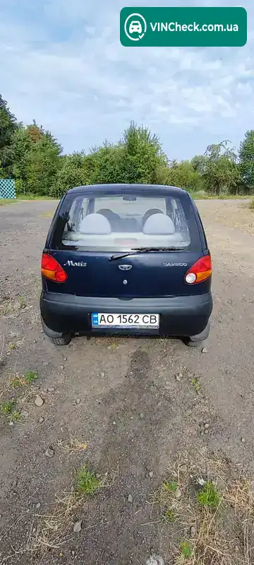 Daewoo Matiz 1998, фото з оголошення 1 з 11, VIN KLY4A11BDXC028174