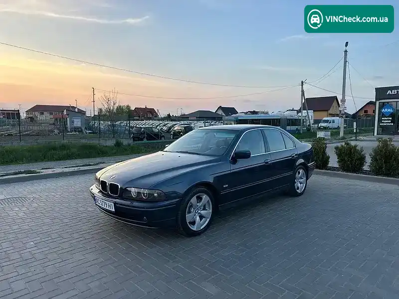 BMW 5 Series 2002, фото з оголошення 1 з 20, VIN WBADL81090GX59482