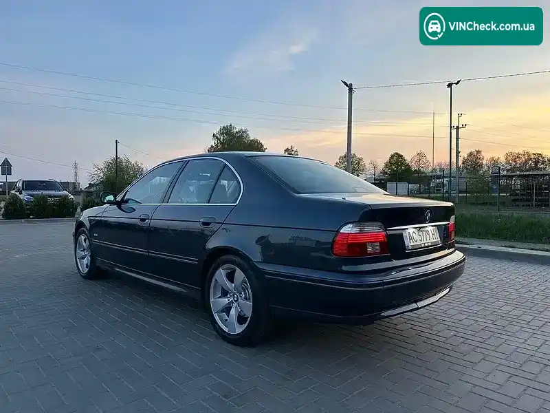 BMW 5 Series 2002, фото з оголошення 2 з 20, VIN WBADL81090GX59482