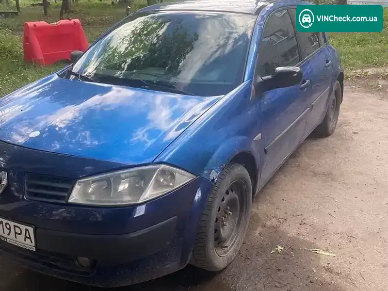 Renault Megane 2004, фото з оголошення 2 з 16, VIN VF1BM1B0H32547090