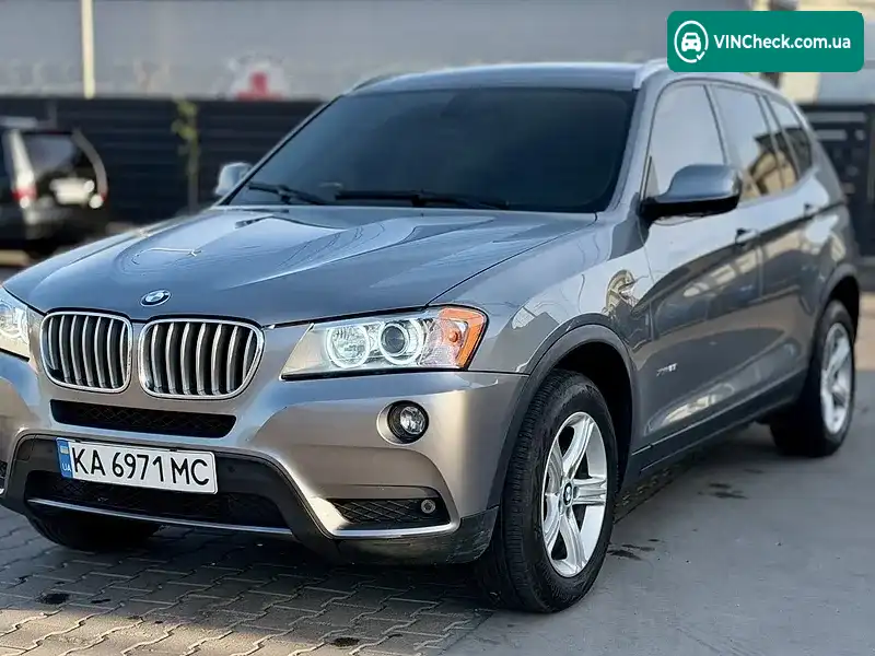 BMW X3 2012, фото з оголошення 1 з 10, VIN 5UXWX9C53D0A17786