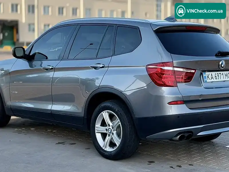 BMW X3 2012, фото з оголошення 2 з 10, VIN 5UXWX9C53D0A17786