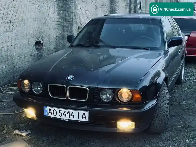 BMW 5 Series 1992, фото з оголошення 2 з 7, VIN WBAHB51070BD74375