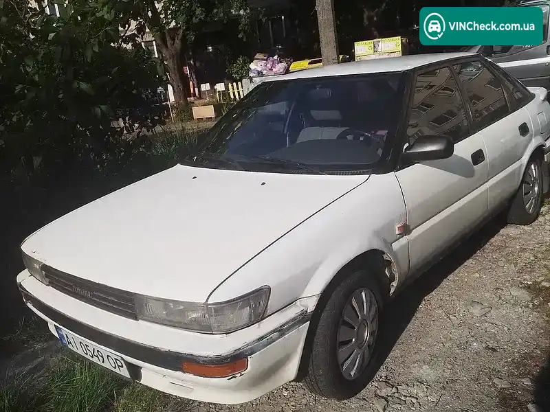 Toyota Corolla 1990, фото з оголошення 2 з 7, VIN JT1L0EE9007095985