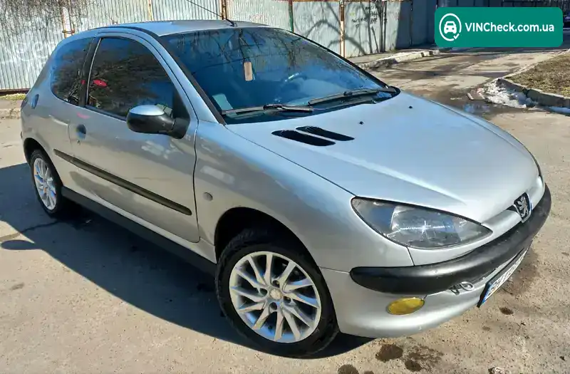 Peugeot 206 2002, фото з оголошення 1 з 20, VIN VF32CKFWR42751047