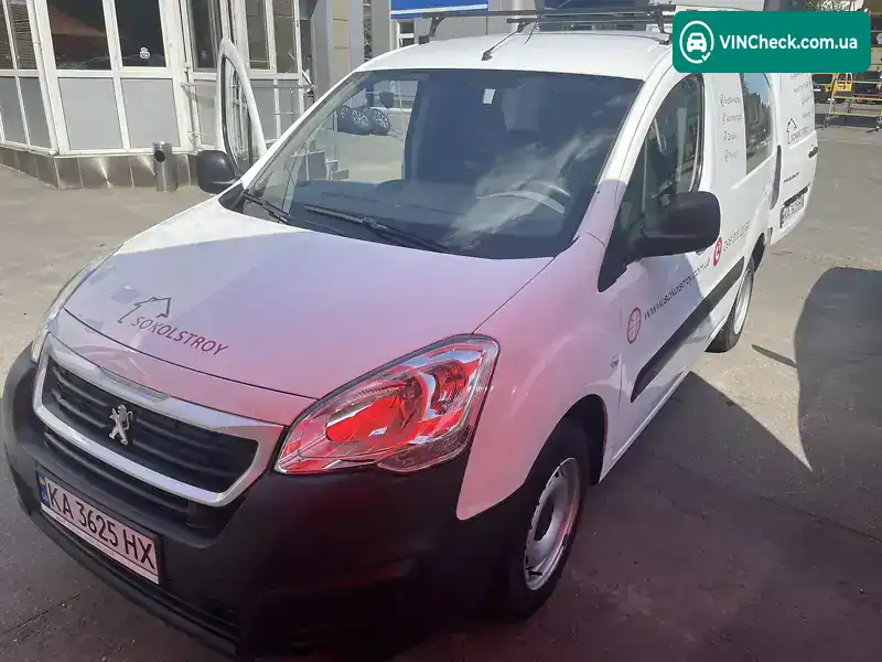 Peugeot Partner 2018, фото з оголошення 1 з 15, VIN VF37H9HF0JJ603341