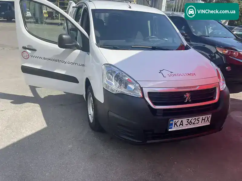 Peugeot Partner 2018, фото з оголошення 2 з 15, VIN VF37H9HF0JJ603341