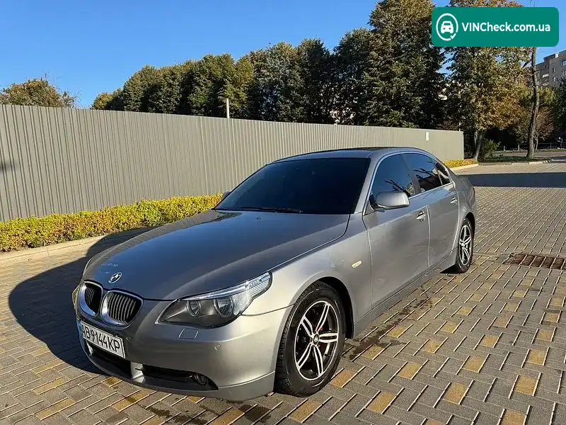 BMW 5 Series 2004, фото з оголошення 1 з 14, VIN WBANA31000B163381