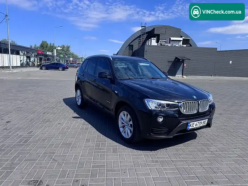BMW X3 2016, фото з оголошення 1 з 20, VIN 5UXWZ7C54H0V86230