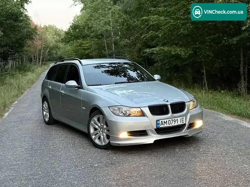 BMW 3 Series 2007, фото з оголошення 1 з 11, VIN WBAVU31040KY43680