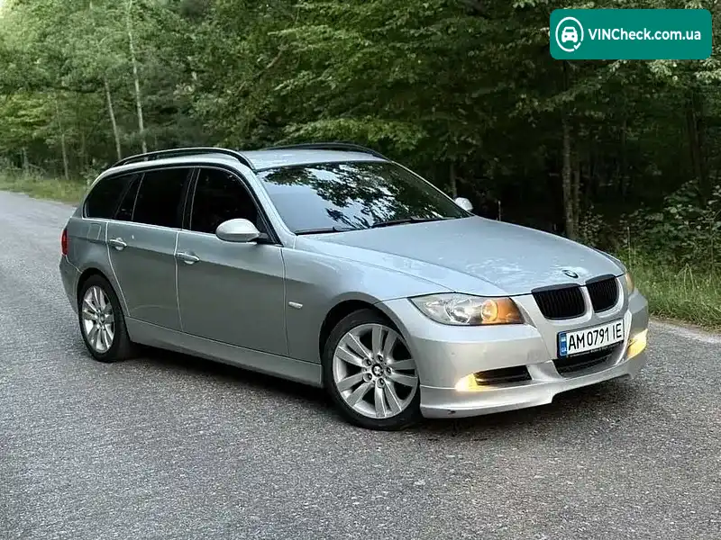 BMW 3 Series 2007, фото з оголошення 2 з 11, VIN WBAVU31040KY43680