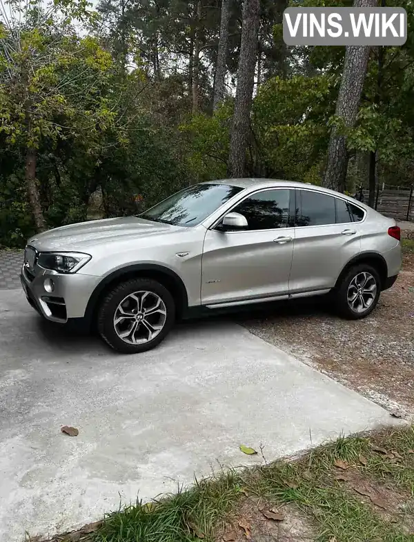 BMW X4 2017, фото з оголошення 1 з 9, VIN WBAXW110600X14326