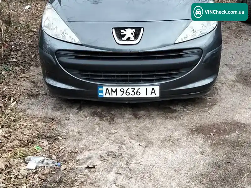 Peugeot 207 2008, фото з оголошення 1 з 9, VIN VF3WE8FSC34463120
