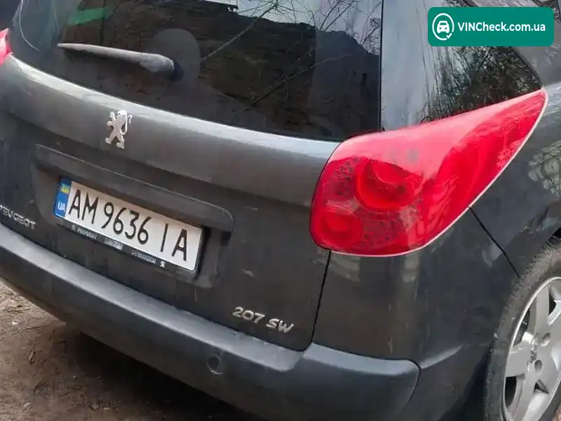 Peugeot 207 2008, фото з оголошення 2 з 9, VIN VF3WE8FSC34463120